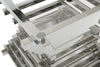 Modrest Crawford Contemporary Clear Glass Square Dining Table