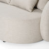 Renava Tabarca Outdoor Beige Fabric 3 Seat Sofa Model VGVK-F017-2U-V1-BGE