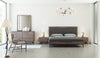 Nova Domus Soria Mid-Century Grey & Walnut Bedroom Set