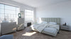 Eastern King Modrest Hera Modern Grey Bedroom Set