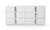 Modrest Token - Modern White & Stainless Steel Dresser