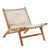 Maru Natural Finish and White Rope Occasional ChairModel TSD8014