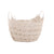 Arielle Natural White Finish Basket Set Of 2Model TSD8024