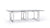 Modrest Valiant Modern Glass & Stainless Steel Coffee Table