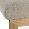 Divani Casa Vance Modern Sand Fabric & Wood Accent Chair Model VGKK-KF.A2387-SAND
