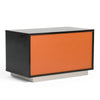 A&X Victoria Modern Black Crocodile Nightstand