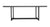 Renava Wake & Kayak Modern Outdoor Grey Dining Table Set Model VGGE-WAKE-KAYAK-DT-SET-GRY