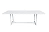 Renava Wake - Modern White Outdoor Dining Table