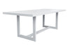 Renava Wake + Kayak - Modern Outdoor Off-White Dining Table Set