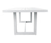 Renava Wake - Modern White Outdoor Dining Table