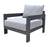 Renava Wake - Modern Charcoal Outdoor Lounge Chair