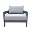 Renava Wake - Modern Charcoal Outdoor Lounge Chair
