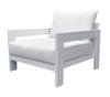 Renava Wake - Modern White Outdoor Lounge Chair