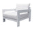 Renava Wake - Modern White Outdoor Lounge Chair