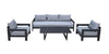 Renava Wake - Modern Charcoal Outdoor Sofa