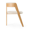 Modrest Washington Modern Beige Fabric & White Oak Dining Chair (Set Of 2) Model VGME121259-BGEWHT-DC-1