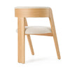 Modrest Washington Modern Beige Fabric & White Oak Dining Chair (Set Of 2) Model VGME121259-BGEWHT-DC-1