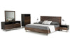 Eastern King Modrest Wharton Modern Dark Aged Oak Bedroom Set