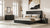 Eastern King Modrest Fields Modern Black Acacia Bedroom Set Model VGWD-VGD2-SET-BLK-EK