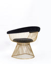 Modrest Chandler Black Velvet & Gold Dining Chair Model VGZAY007-BLKGLD