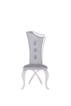 Modrest Bonnie Modern Grey Velvet & Stainless Steel Dining Chair (Set Of 2) Model VGZAY906-1-GRYBT