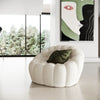 Divani Casa Yolonda Modern Curved Off White Fabric Chair Model VGEV2126C-CHR-C-00
