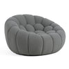 Divani Casa Yolonda Modern Curved Light Grey Fabric Chair Model VGEV2126C-CHR-C-07