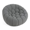 Divani Casa Yolonda Modern Curved Light Grey Fabric Chair Model VGEV2126C-CHR-C-07