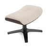 Modrest - Zahara Modern Beige Lounge Chair & Ottoman