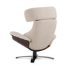Modrest - Zahara Modern Beige Lounge Chair & Ottoman