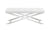 Modrest Xane - Contemporary White Vegan Leather Bench